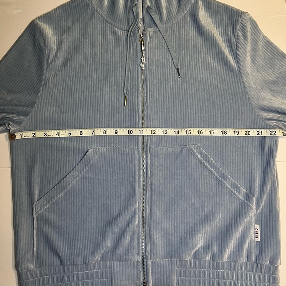 Adam Selman | Corduroy Sweat Zip- Front Hoodie NWT - Picture 7 of 11